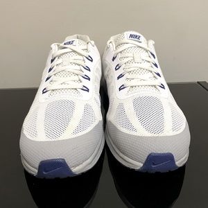 Nike Max Dynasty 2; White, Blue, and Grey